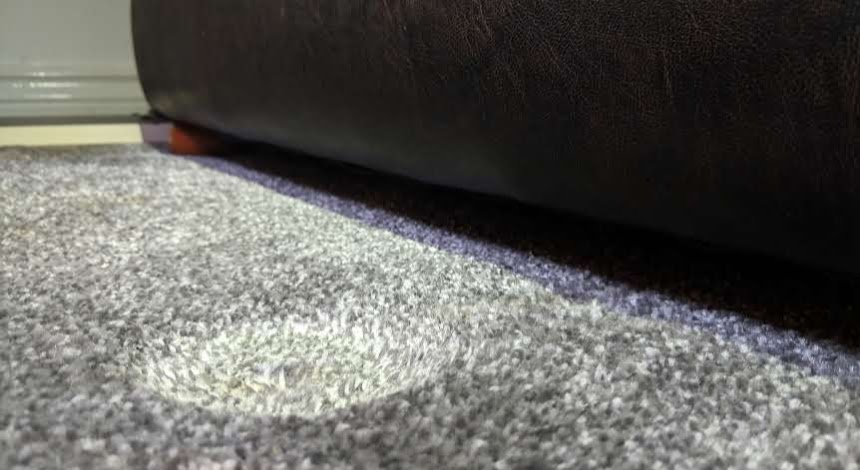 hot to remove dents from carpet