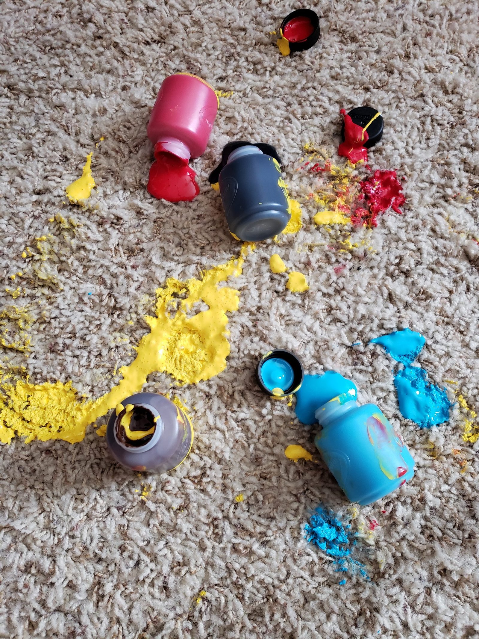 How To Get Rid Of Acrylic Paint Stains On Carpet